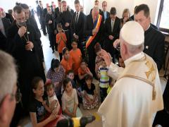 Ferenc pápa a balázsfalvi romáknak: Az egyházban mindenkinek van helye
