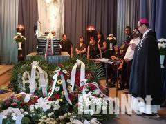 Choli Daróczi József temetése-Székely János püspök