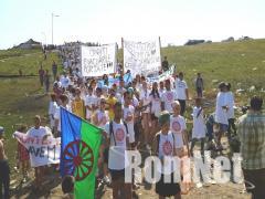 A romákkal szembeni diszkrimináció ellen tartott demonstrációt a Phiren Amenca Kolozsváron