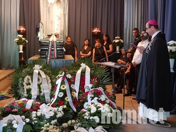 Choli Daróczi József temetése-Székely János püspök