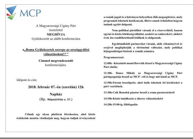 Konferencia meghívó
